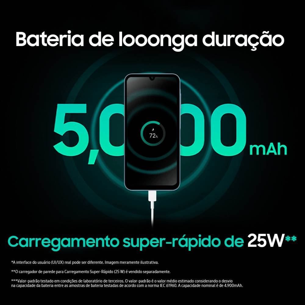 Celular Smartphone Galaxy A15 Lte 4G Octacore 8Gb Ram 256Gb - Verde claro