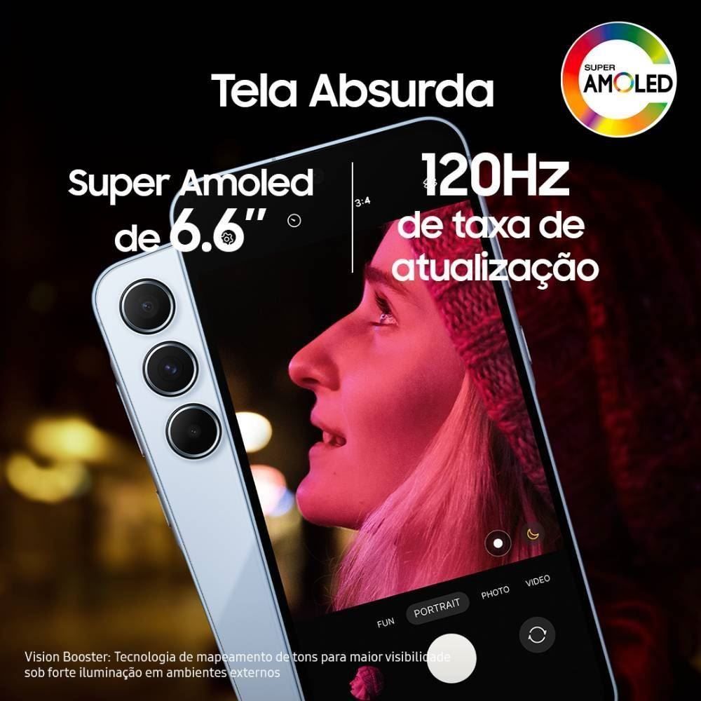 Celular Smartphone Galaxy A55 5G Octacore 8Gb Ram 128Gb - Azul Escuro