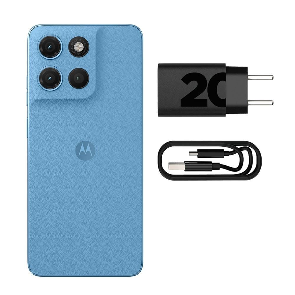 Celular Smartphone Motorola Moto G17 4G 128Gb 4Gb Ram - Azul