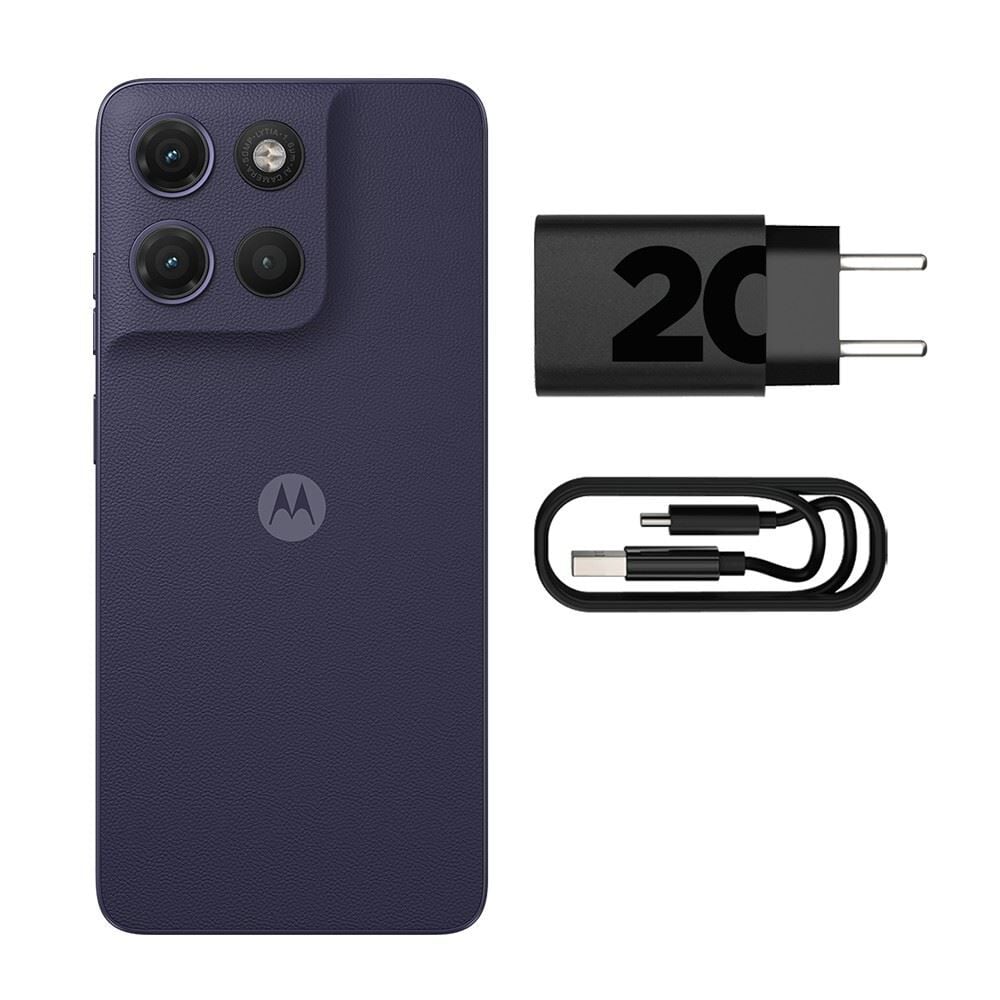 Celular Smartphone Motorola Moto G17 4G 128Gb 4Gb Ram - Roxo