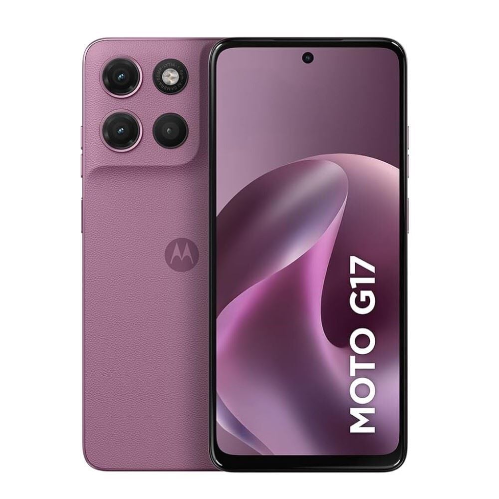 Celular Smartphone Motorola Moto G17 4G 128Gb 4Gb Ram - Rosa