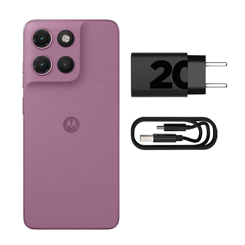 Celular Smartphone Motorola Moto G17 4G 128Gb 4Gb Ram - Rosa