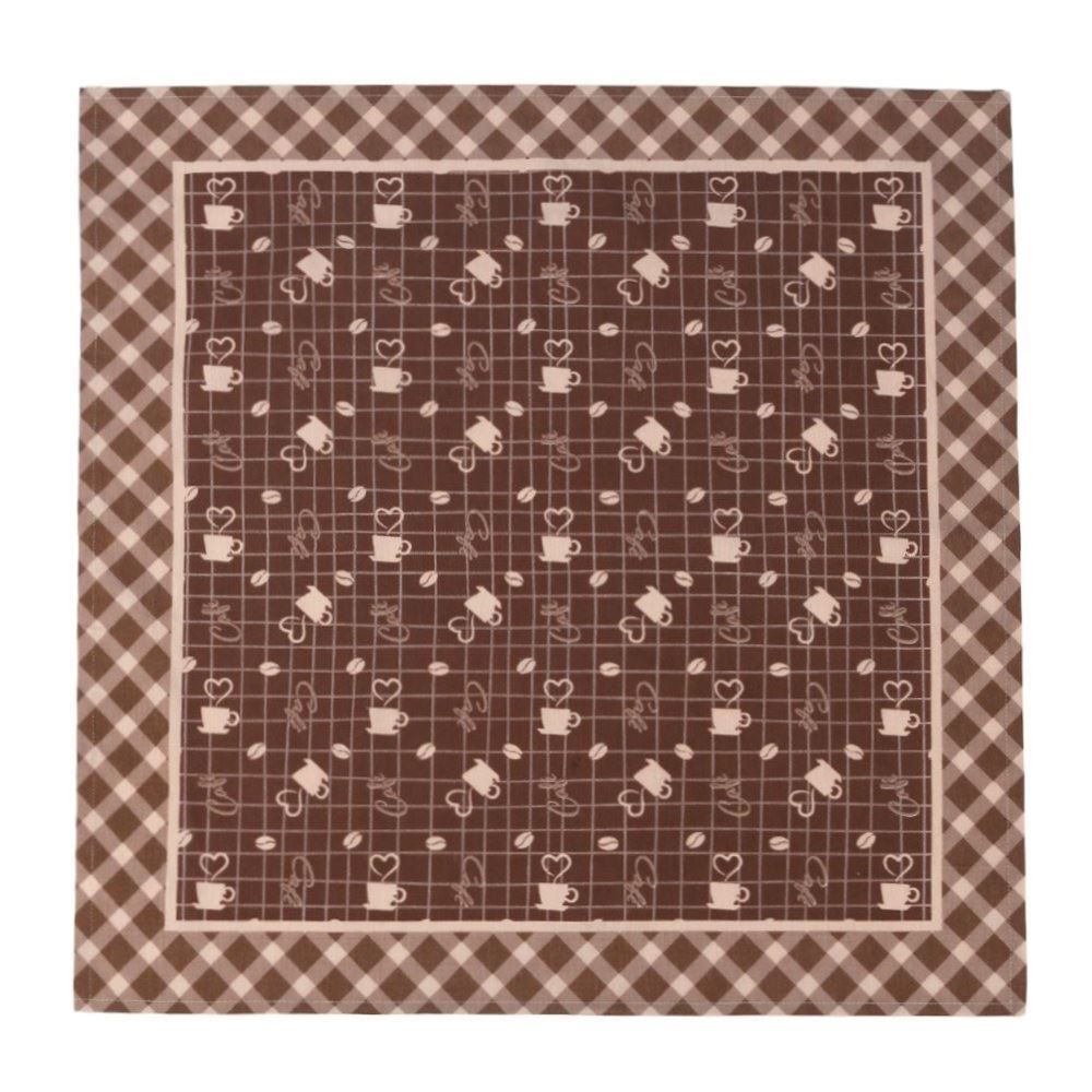 Centro de Mesa 75X75 cm Havan Casa - Café