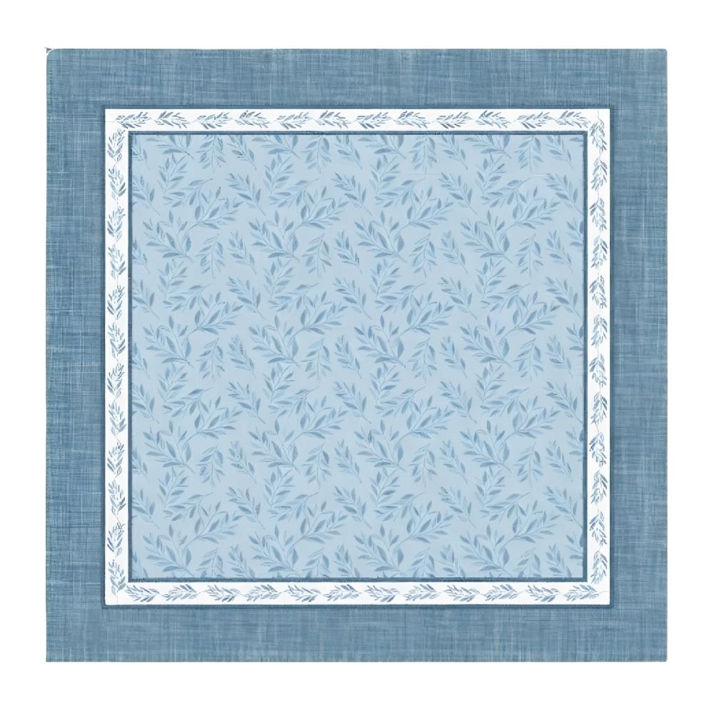 Centro de Mesa 75X75 cm Havan Casa - Folhas Azuis