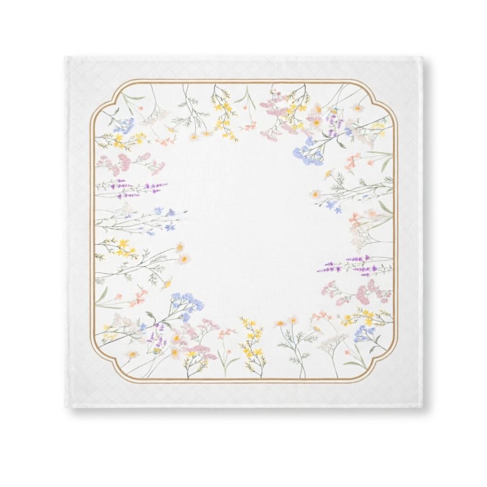 Centro de Mesa 78X78 cm Clean Renova Dohler - Floral Boho