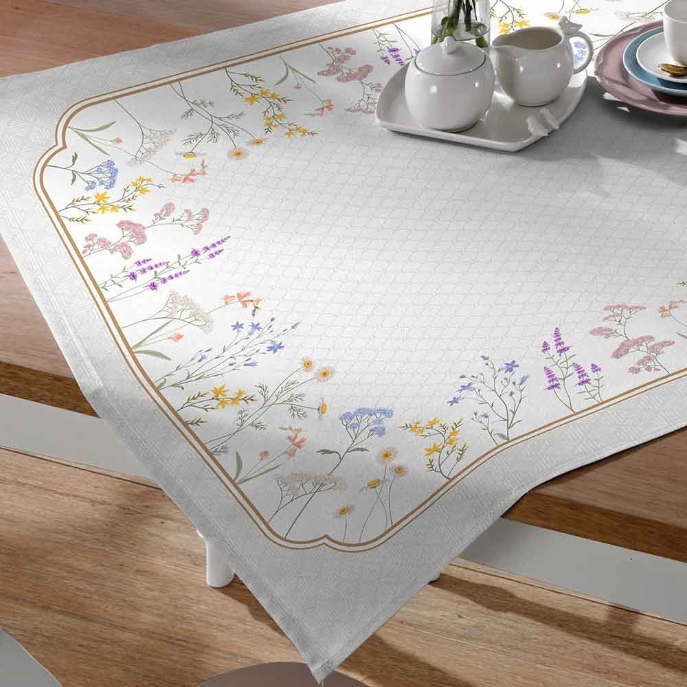 Centro de Mesa 78X78 cm Clean Renova Dohler - Floral Boho