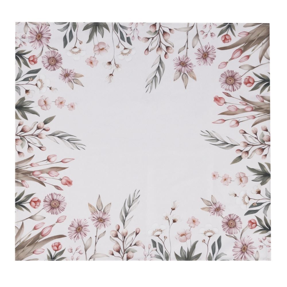 Centro de Mesa 78X78 cm Clean Renova Dohler - Flores Salmão