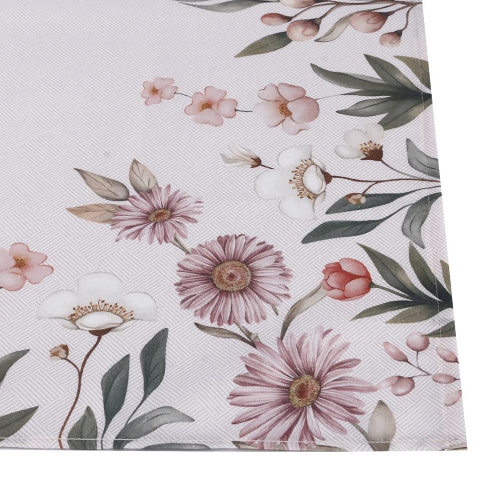 Centro de Mesa 78X78 cm Clean Renova Dohler - Flores Salmão