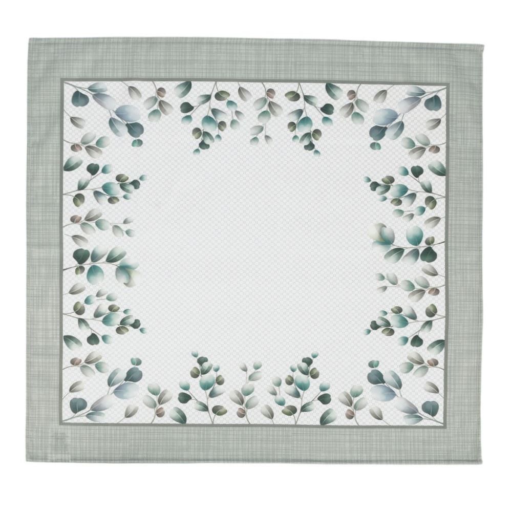 Centro de Mesa 78X78 cm Clean Renova Dohler - Folhas Verdes