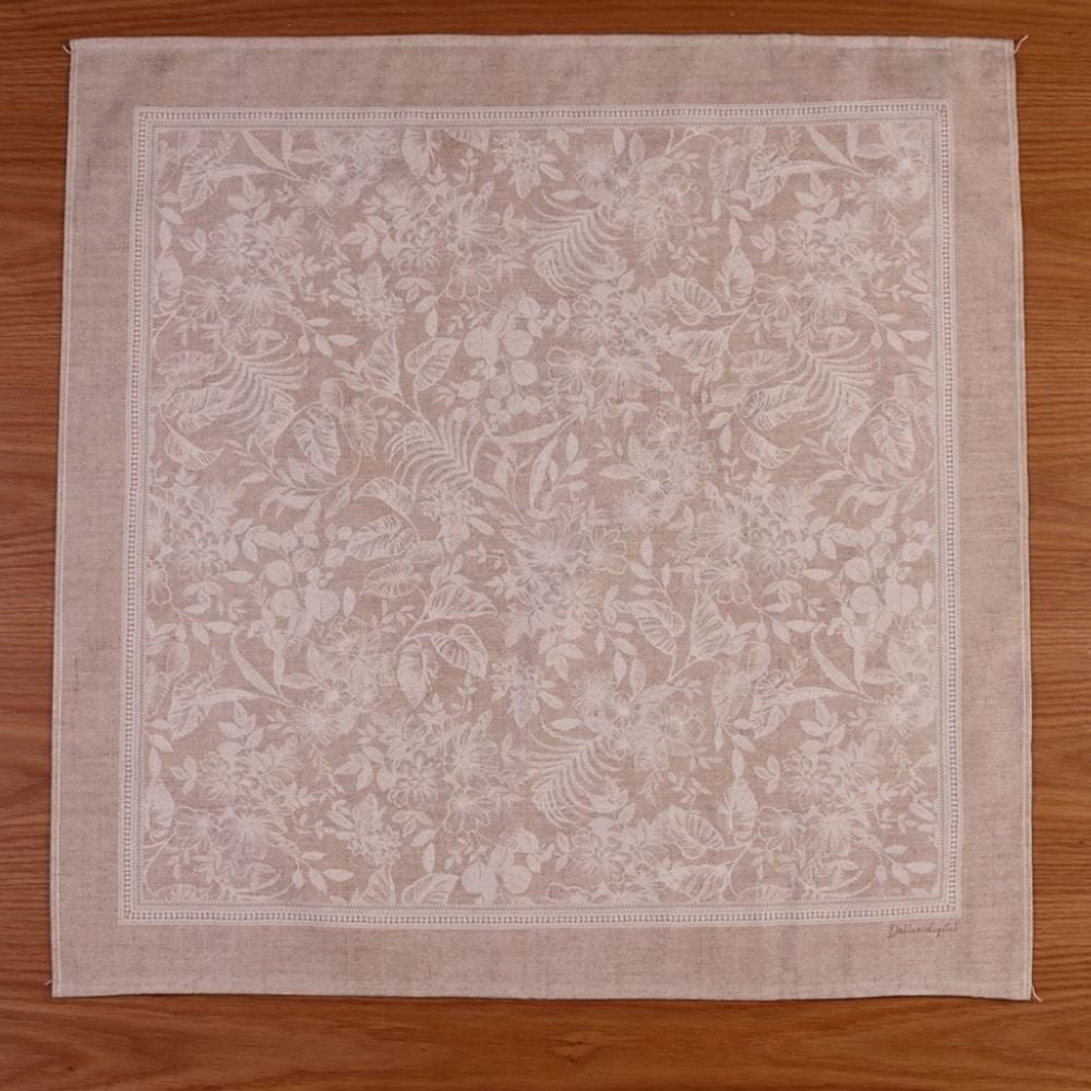 Centro de Mesa 78X78 cm Clean Renova Dohler - Alana Bege