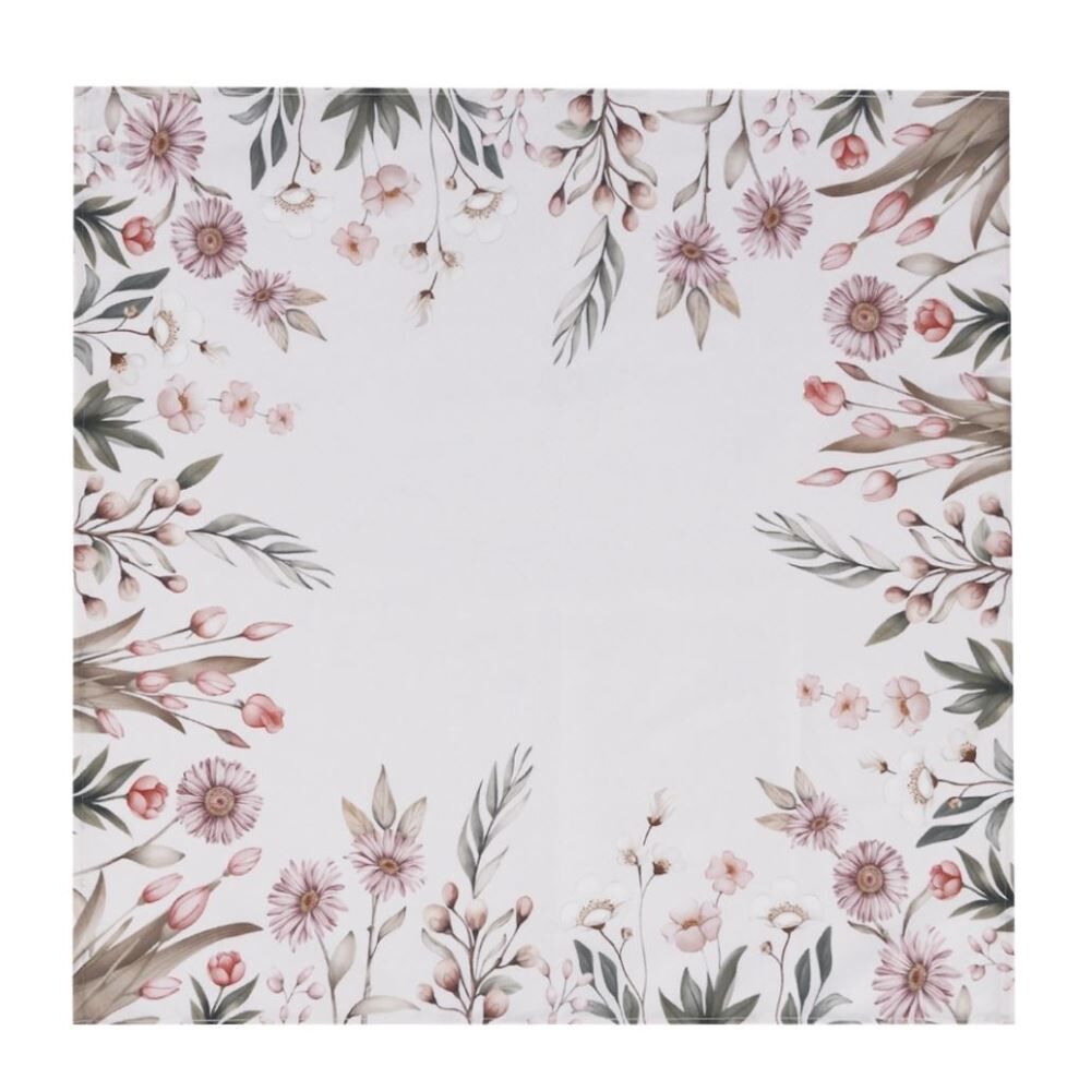 Centro de Mesa 78X78cm Clean Renova Dohler - Flores Salmão