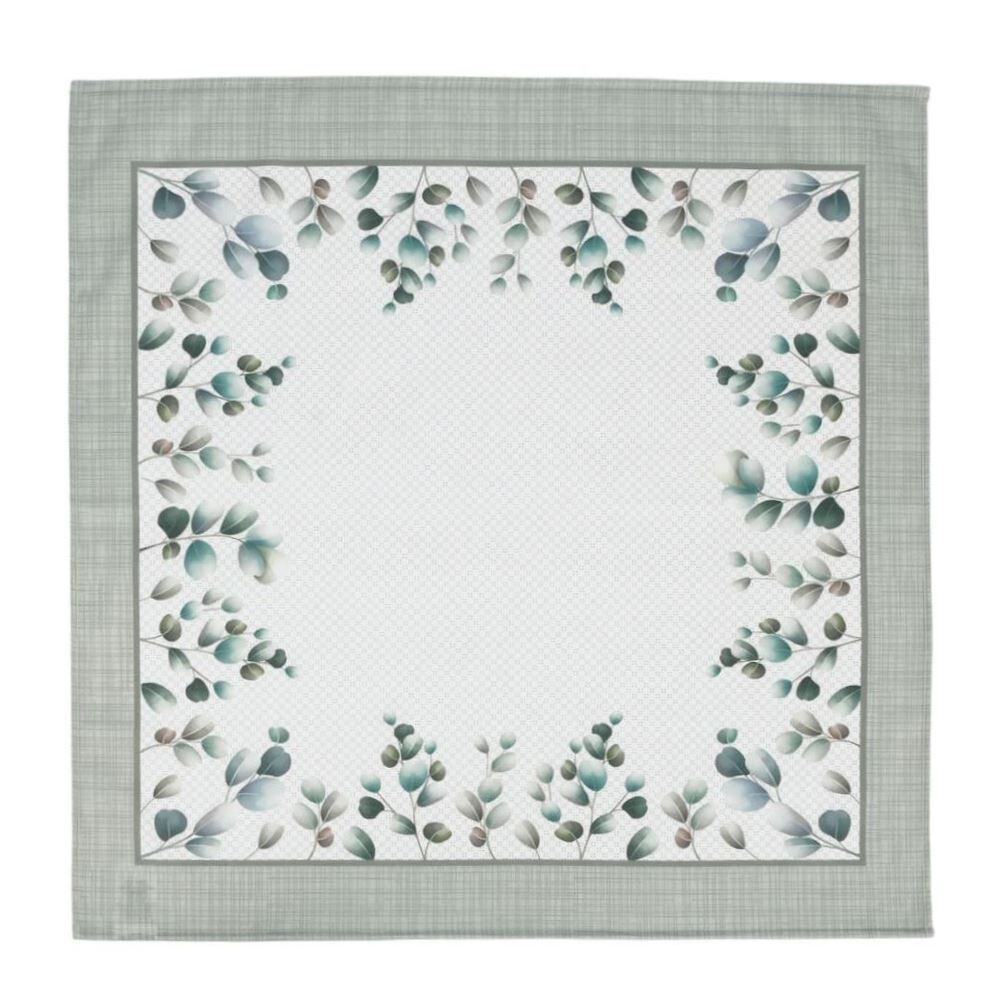 Centro de Mesa 78X78cm Clean Renova Dohler - Folhas Verdes