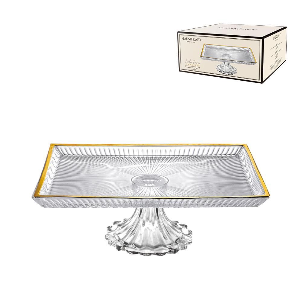 Centro de Mesa Annelise Dourado 28,5Cm - FILETE DOURADO