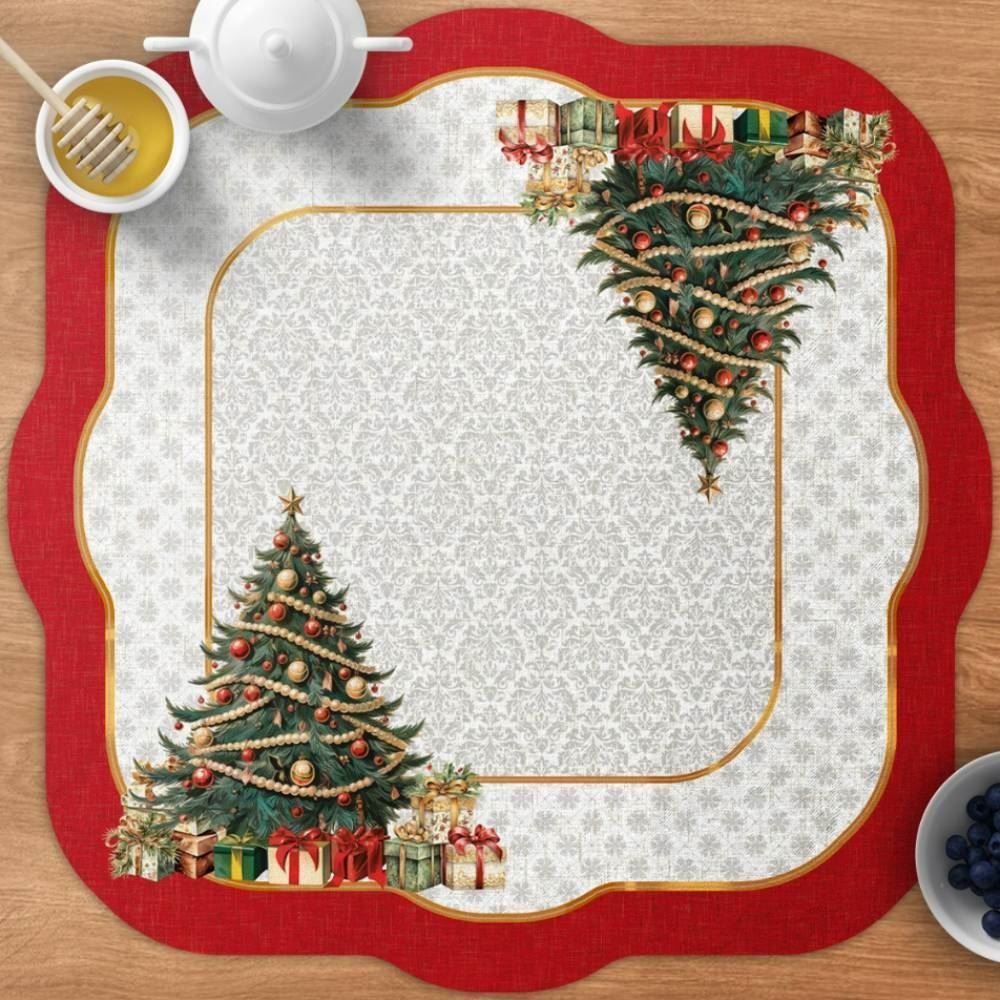 Centro De Mesa Natal Encantando 70X70 Cm Havan Casa - Árvore 