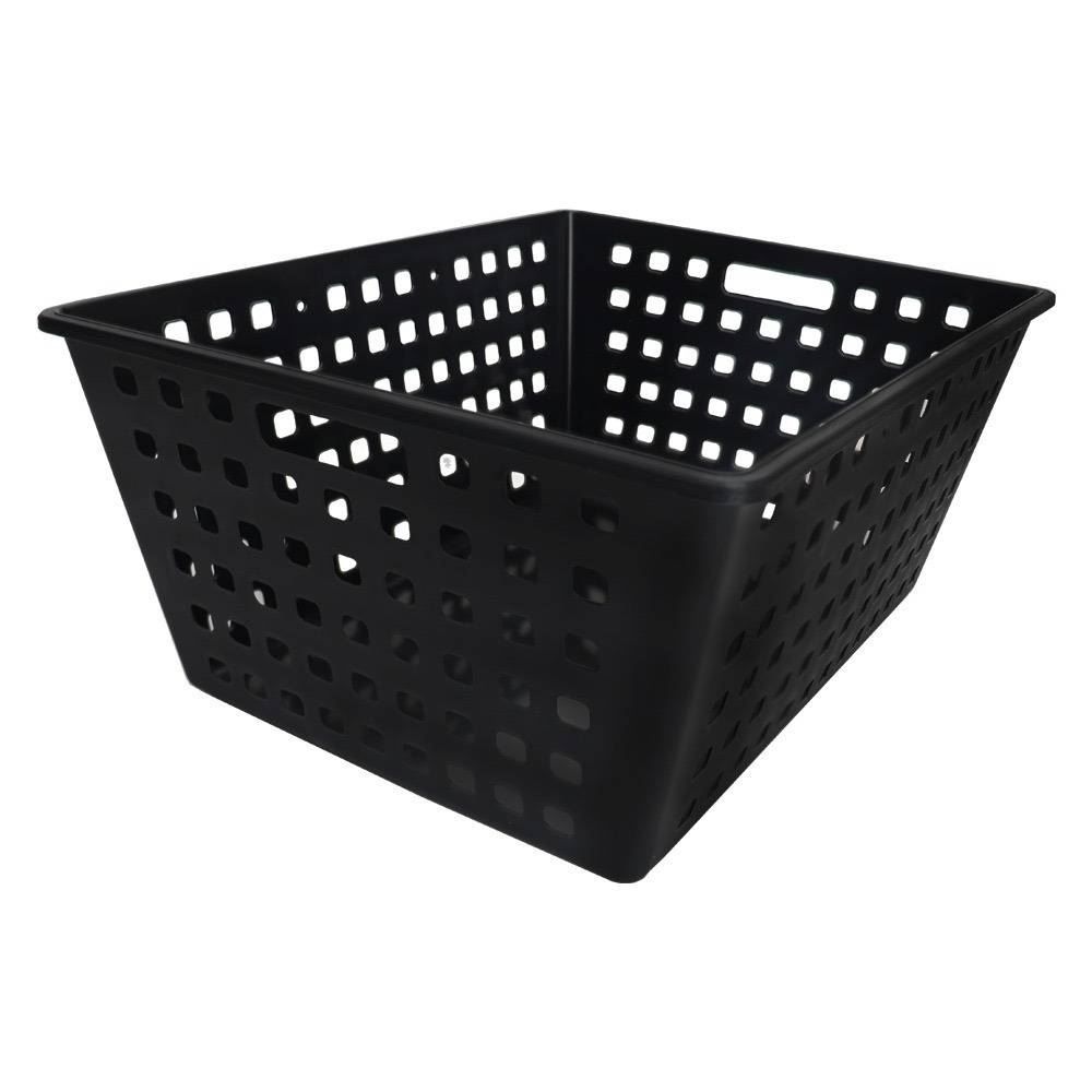 Cesto Organizador Square 13 Litros Dasplast - Preto