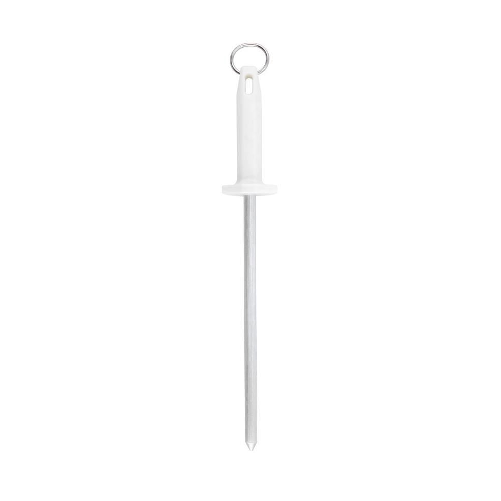 Chaira Inox 10" com Cabo Branco Corneta Cutelaria