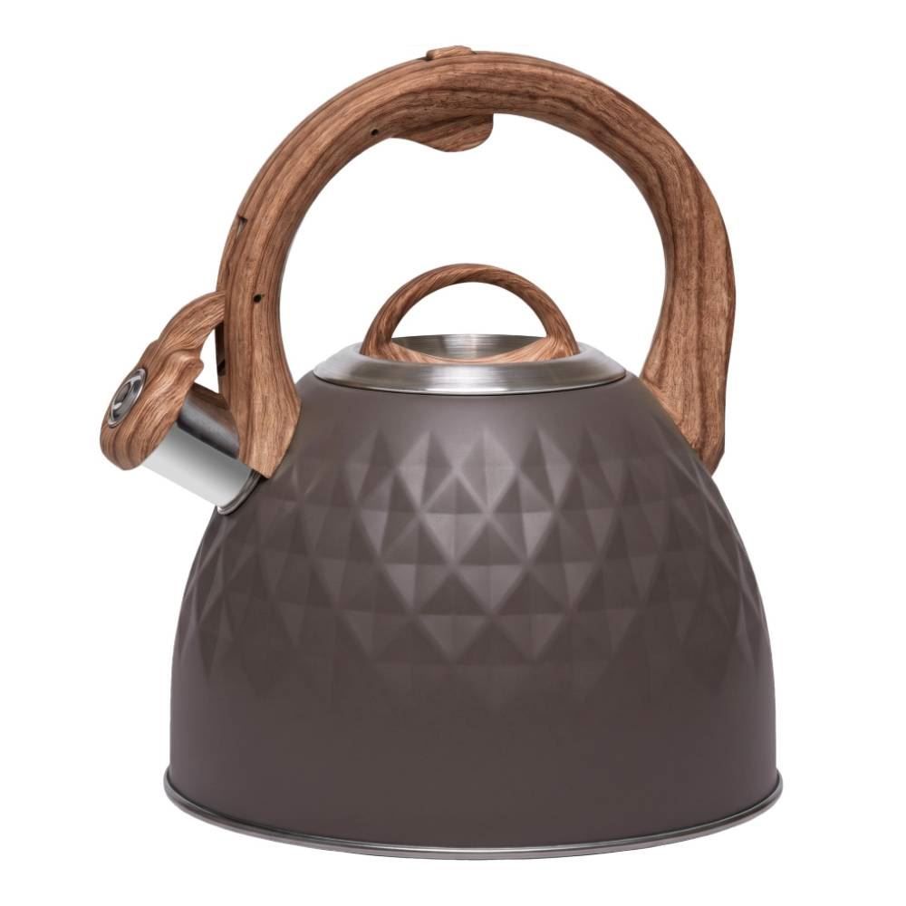Chaleira com Apito Diamond Havan Casa 2,7 Litros - Chocolate