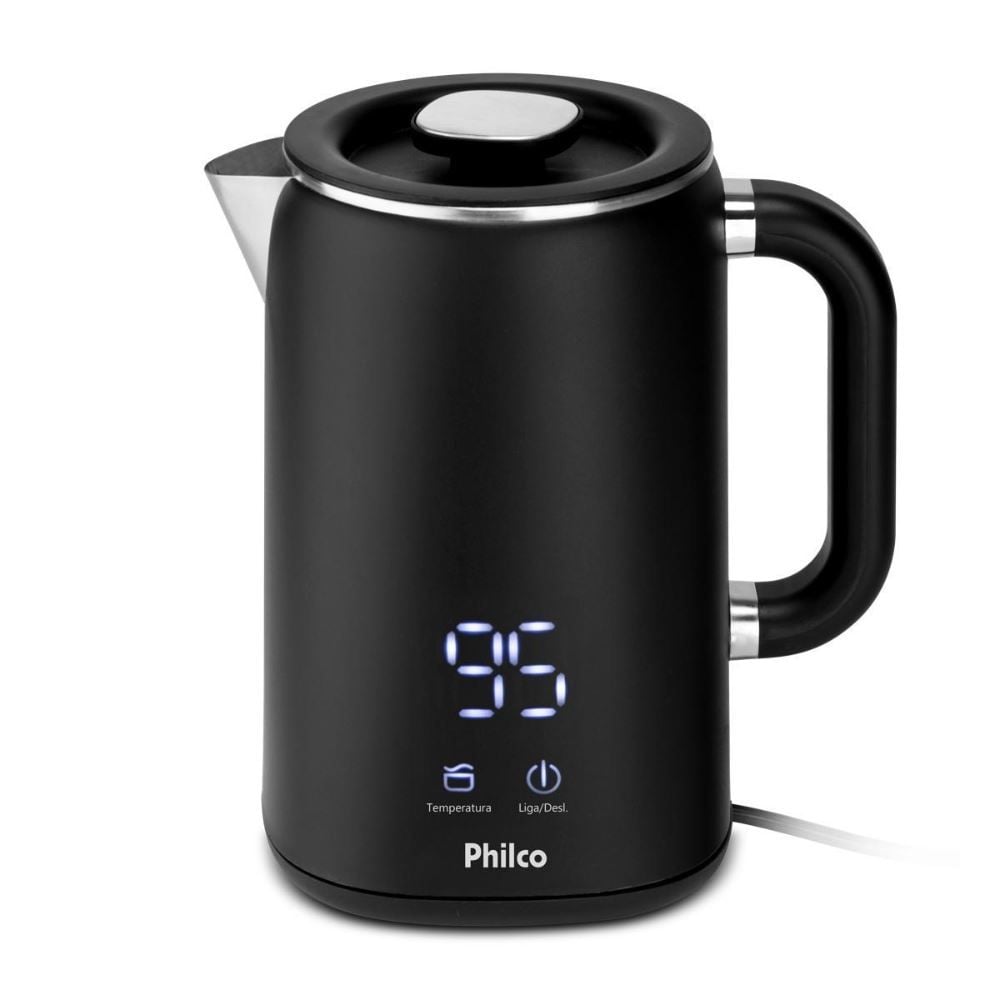 Chaleira Elétrica Philco 1,8L Painel Digital PCH18B
