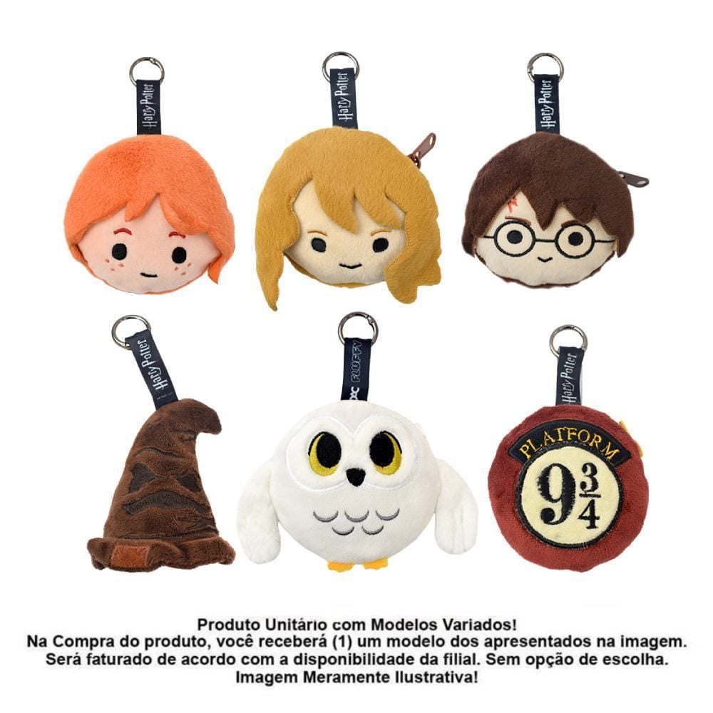 Chaveiro Mini Fluffly Harry Potter Dac - Sortido 