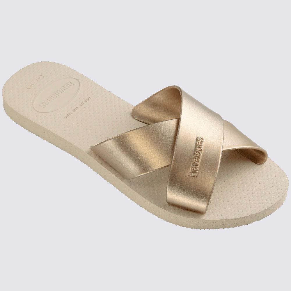 Chinelo Havaianas Feminino Aqua Metallic