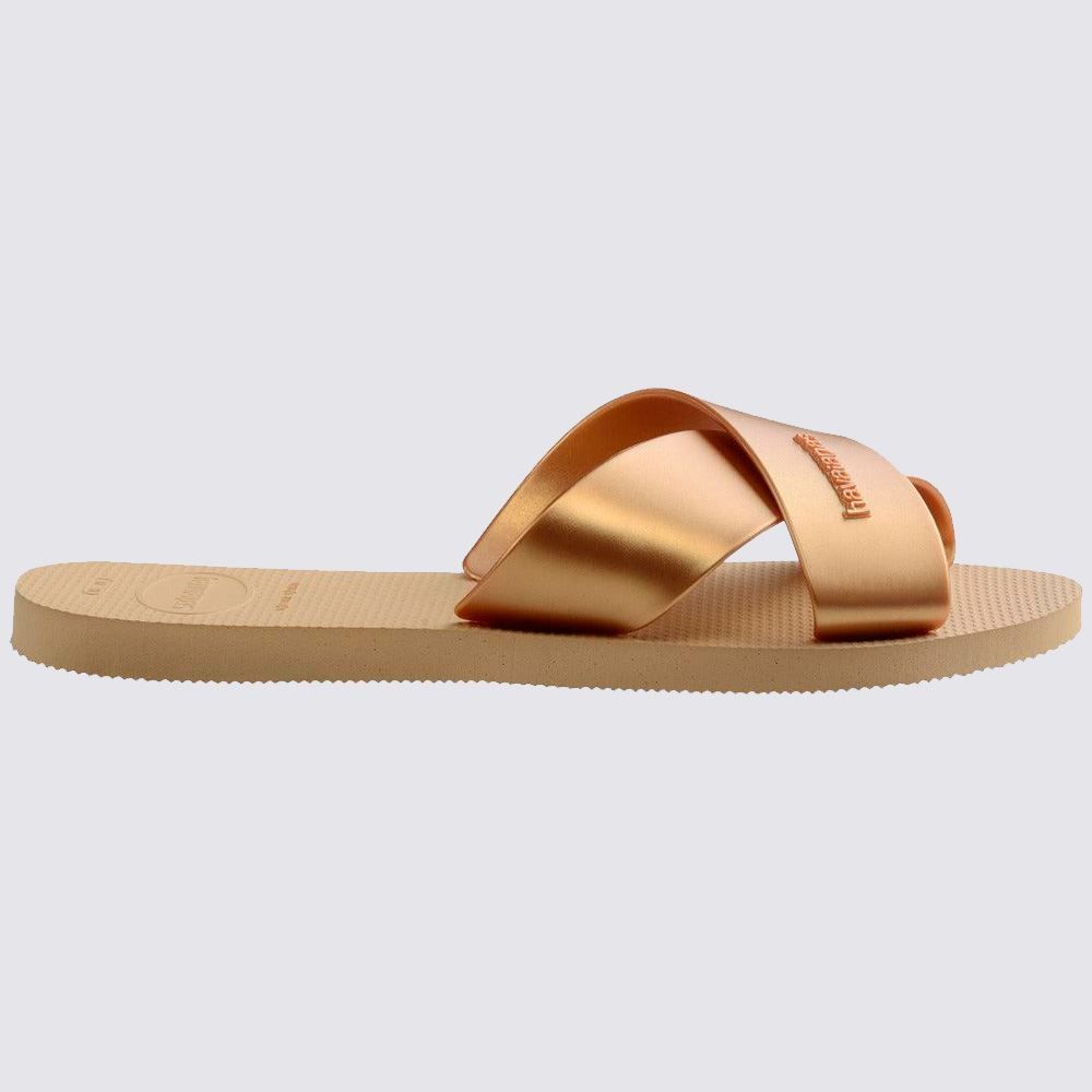Chinelo Havaianas Feminino Aqua Metallic