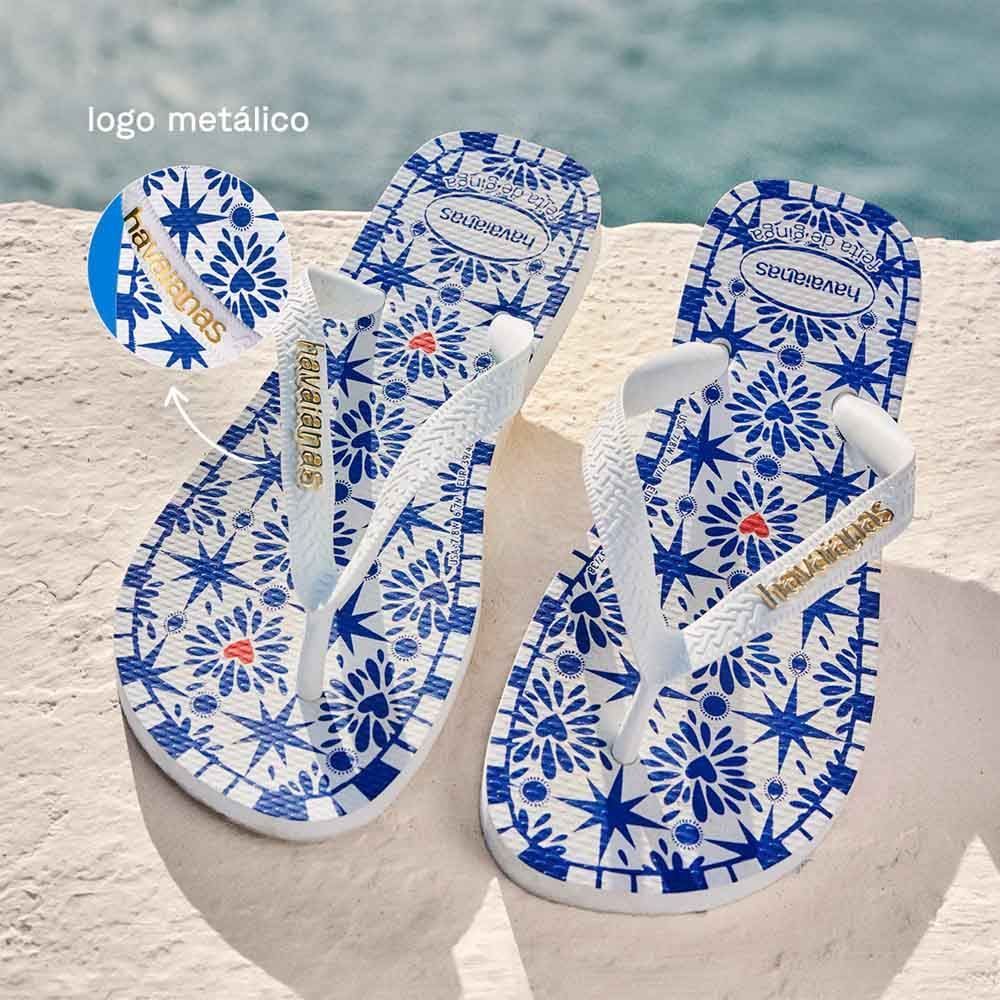Chinelo Havaianas Top Feita de Ginga São Luís - AZUL 39/40