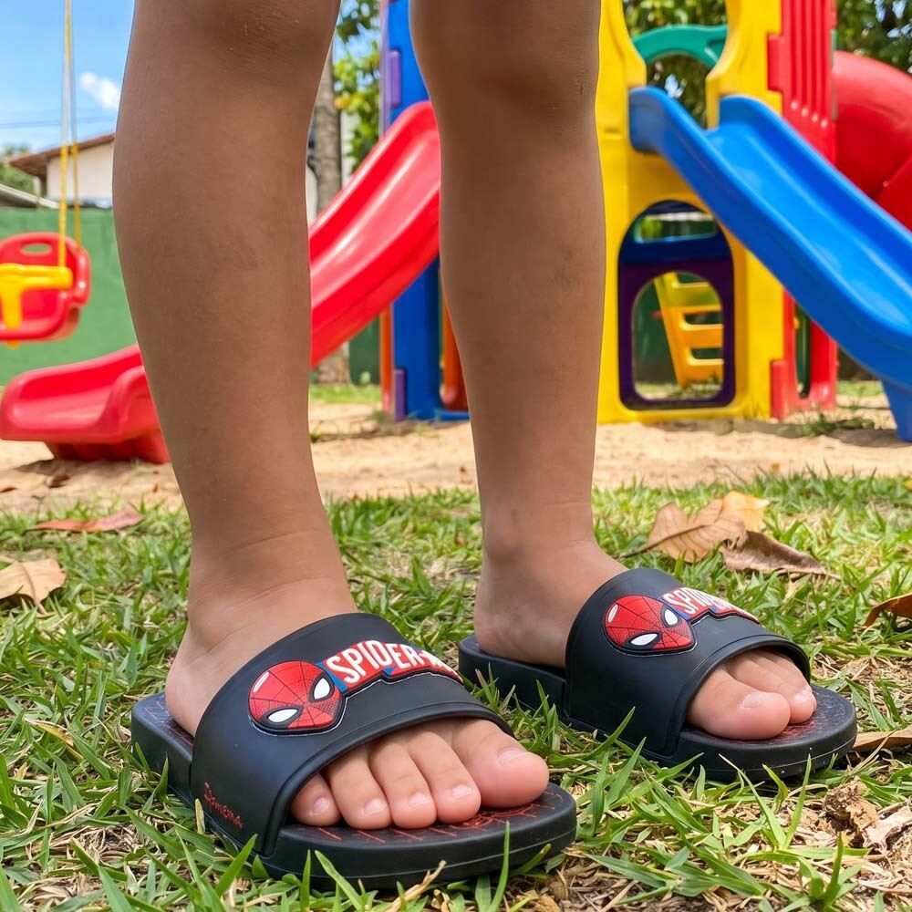 Chinelo Ipanema Masculino Marvel Spider Slide