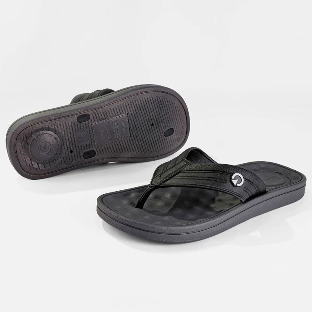 Chinelo Masculino Alabama Cartago - PRETO/PRETO 39