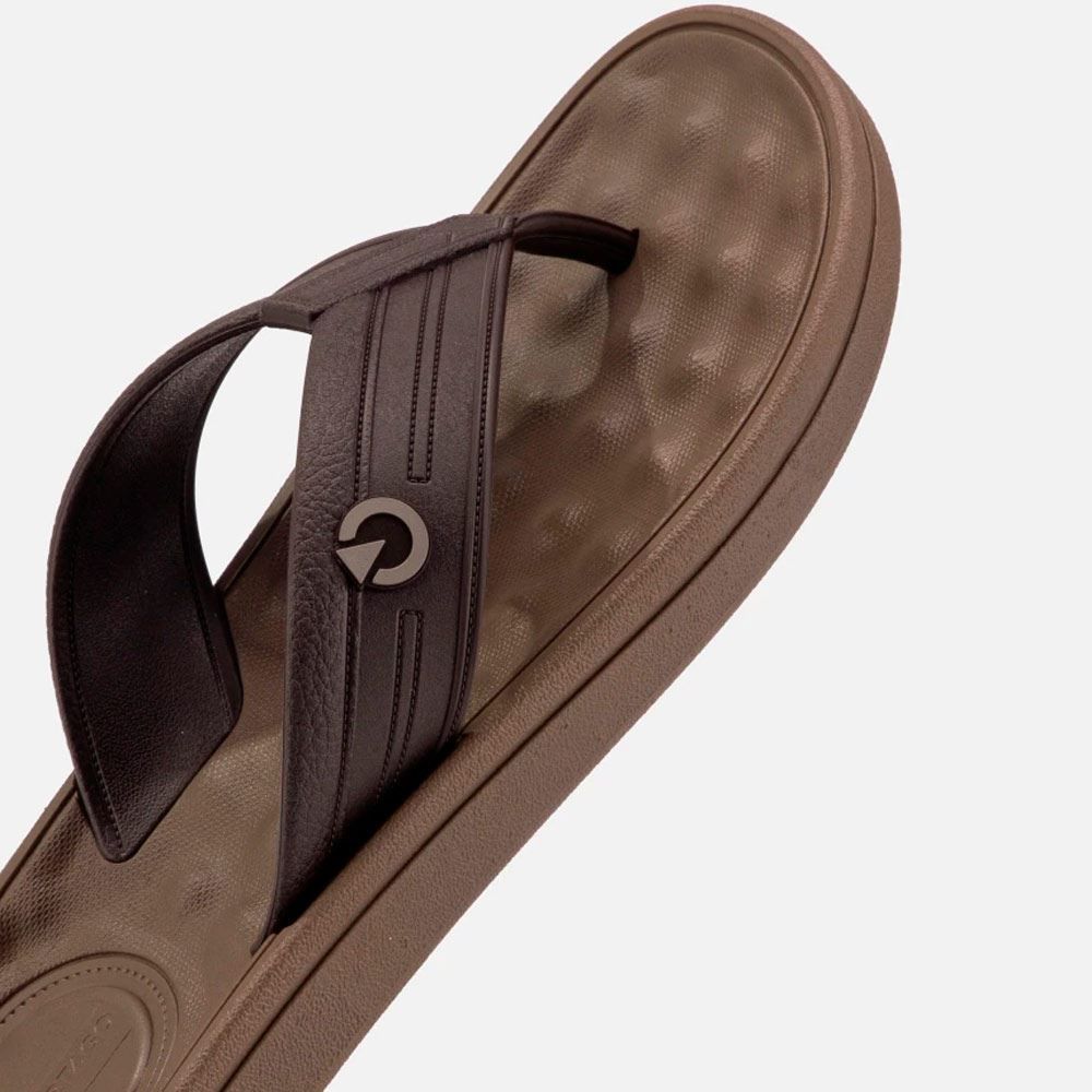 Chinelo Masculino Alabama Cartago - MARROM/MARROM 40