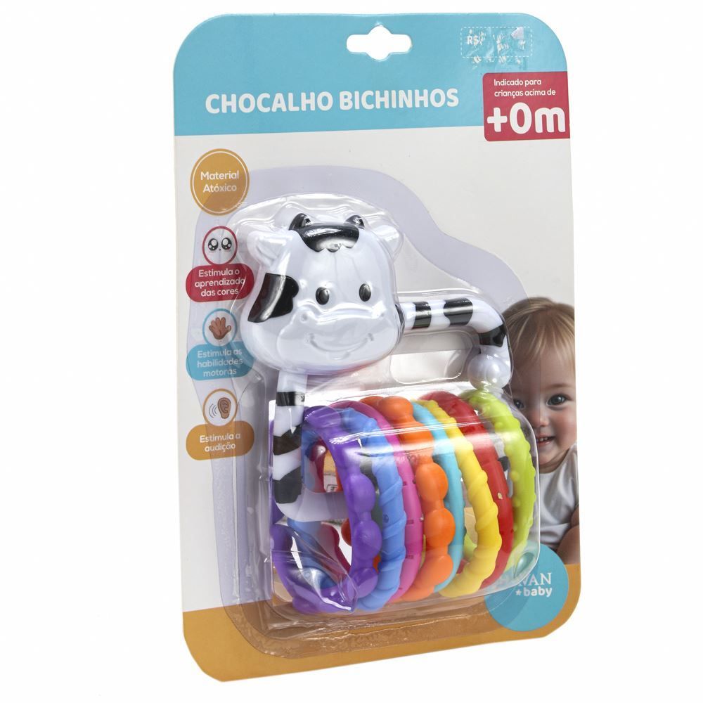 Chocalho Vaquinha Havan Toys - HBR0527 