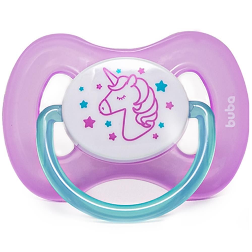 Chupeta Buba Comfort Tam.1 Noturna Buba +0M - UNICORNIO
