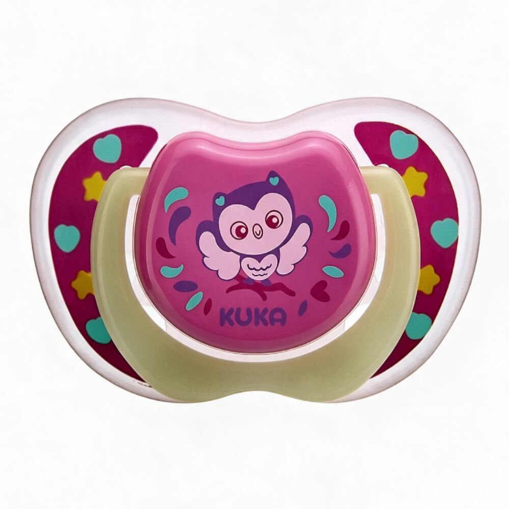 Chupeta Lumina Ortodôntica N2 Kuka - Rosa