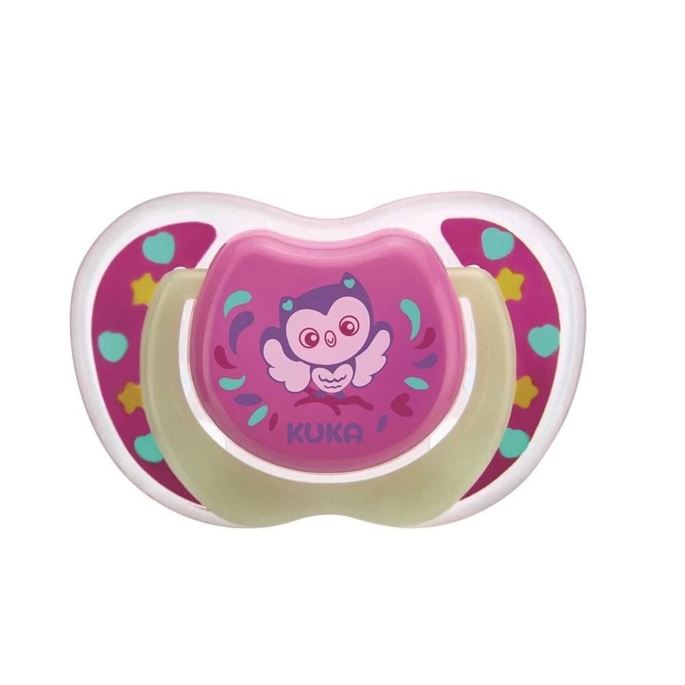 Chupeta Lumina Ortodôntica N2 Kuka - Rosa