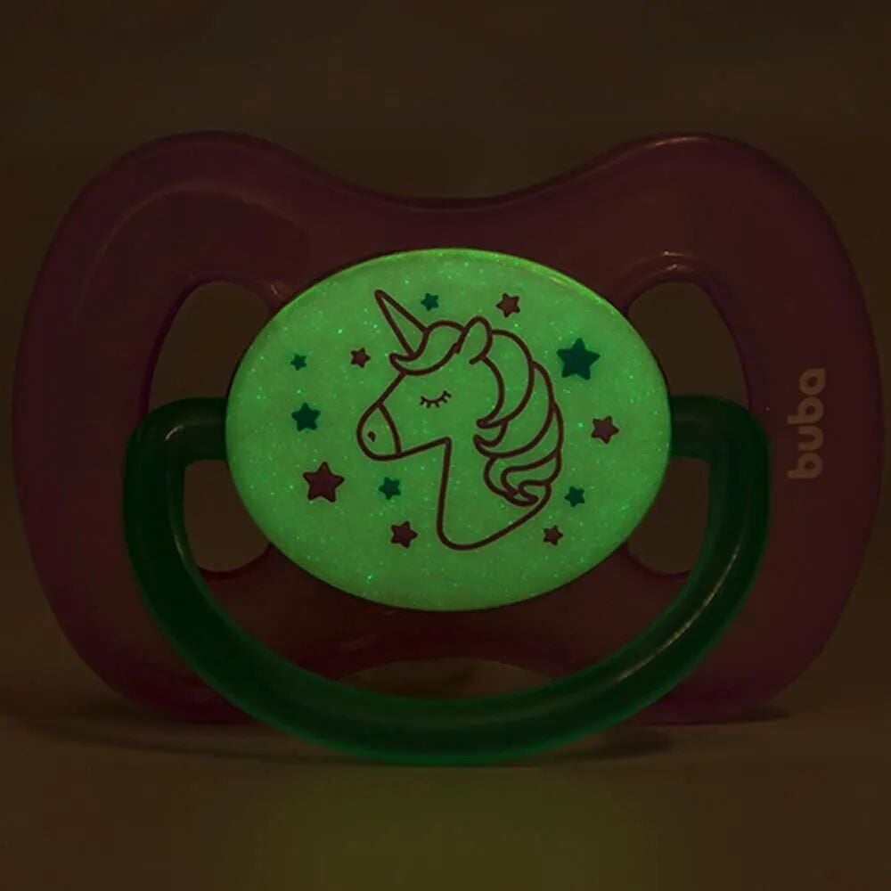Chupeta Noturna Buba Tamanho 1 - Unicórnio