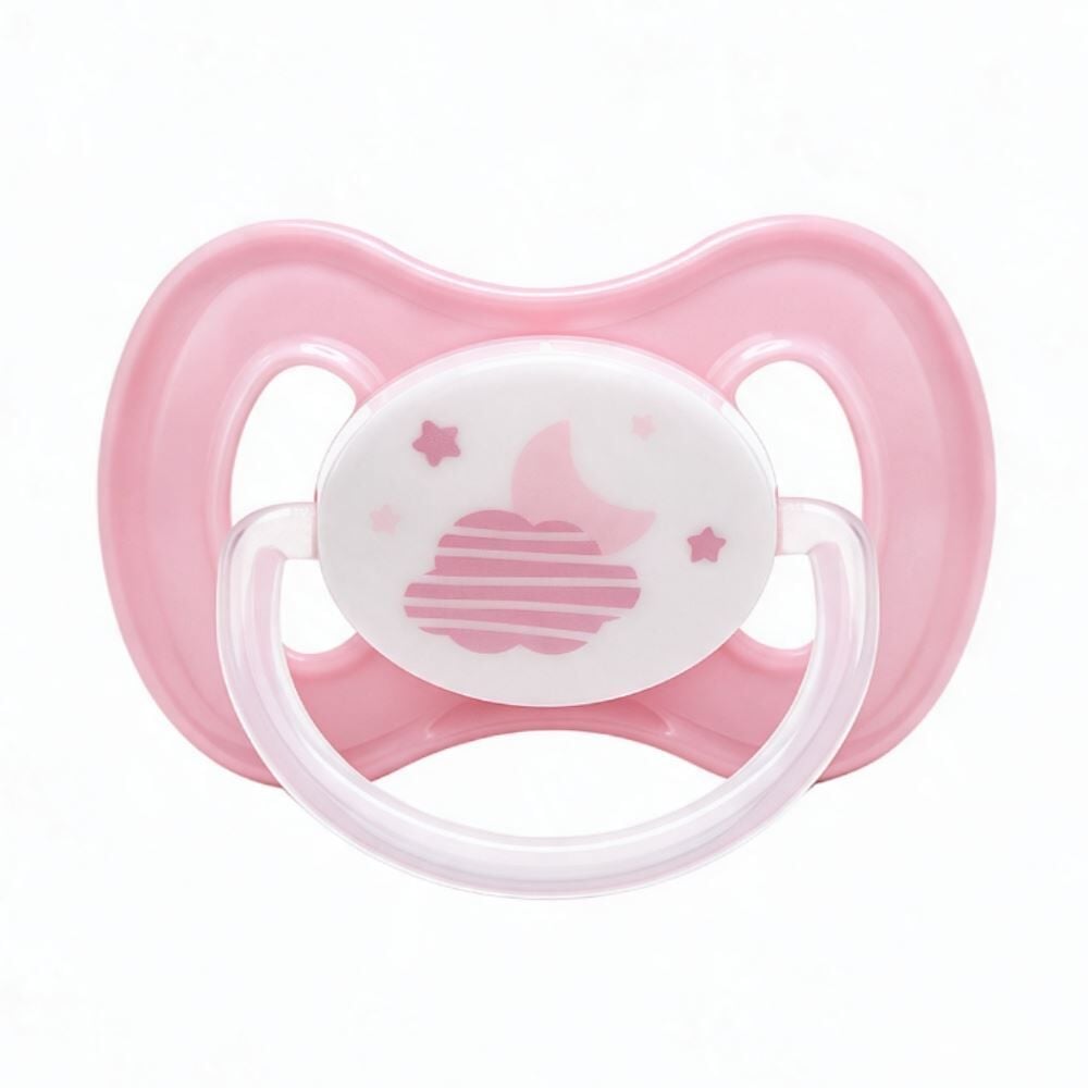 Chupeta Noturna Buba Tamanho 2 - Nuvem Rosa