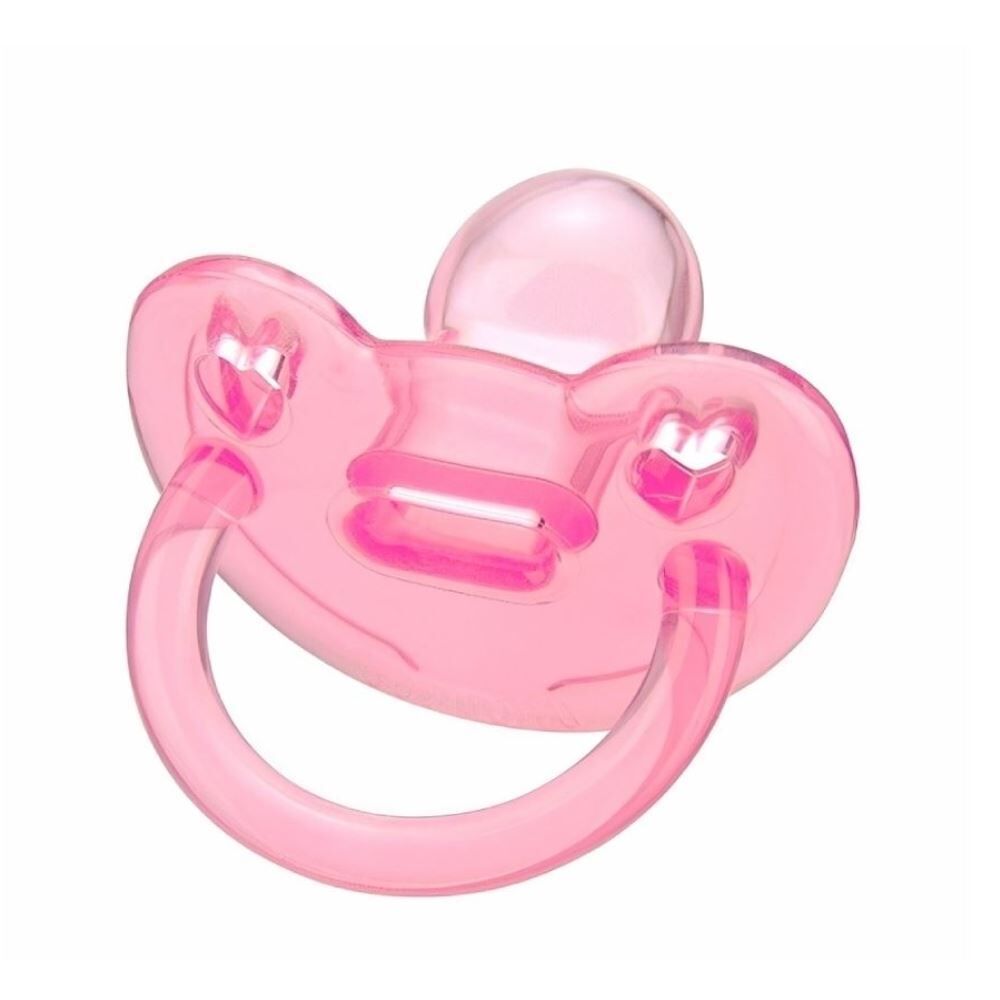 Chupeta Soft Silicone Nº 2 Ortodôntico Kuka - Rosa