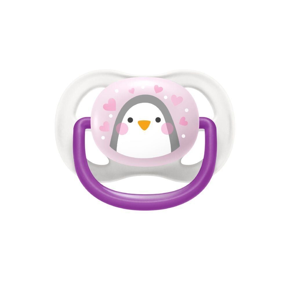 Chupeta Ultra Air Tamanho 1 Philips - Rosa e Lilás