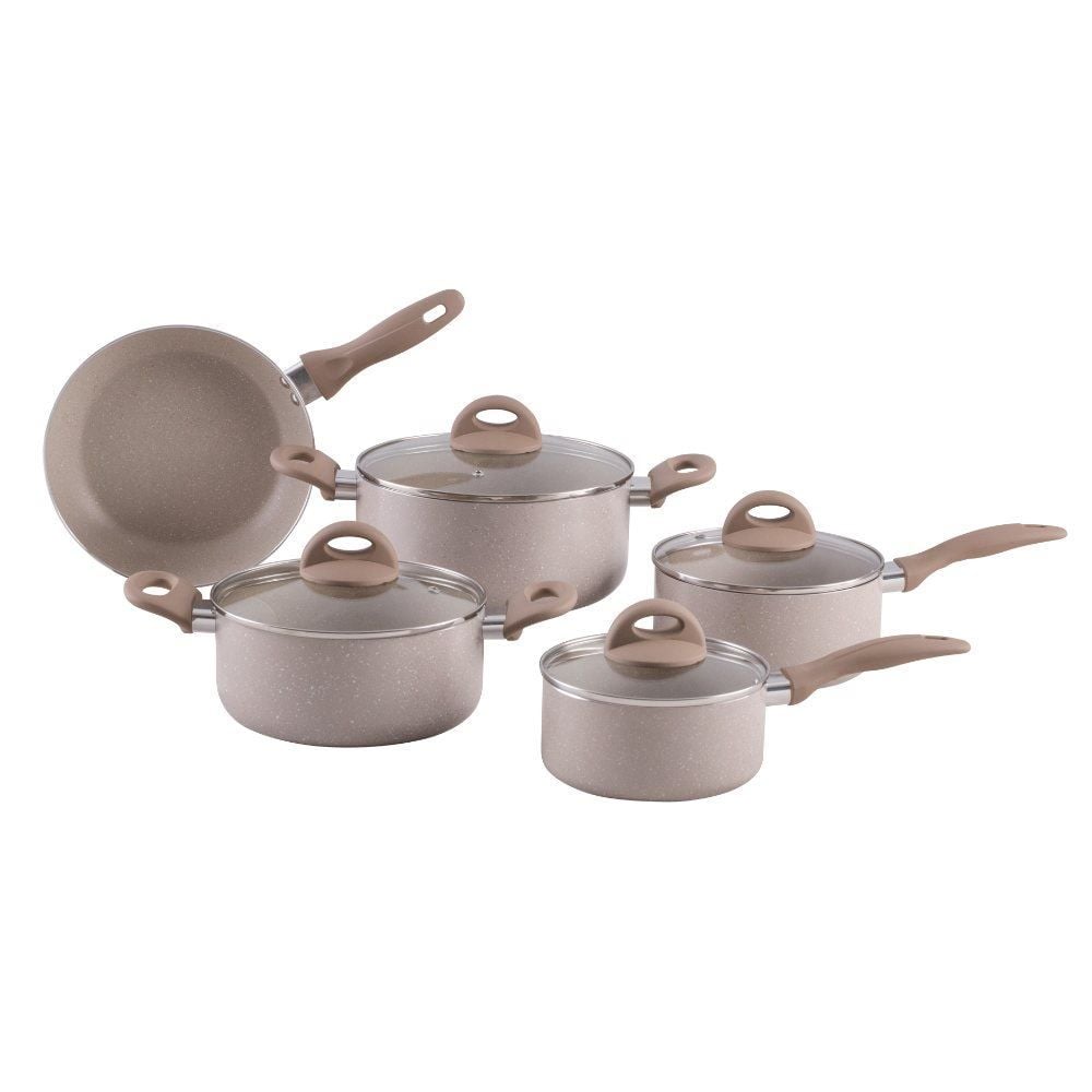 Cj De Panelas Brinox Ceramic Life Smart Plus Mocha Mousse - SMART PLUS MOCHA MOUSSE