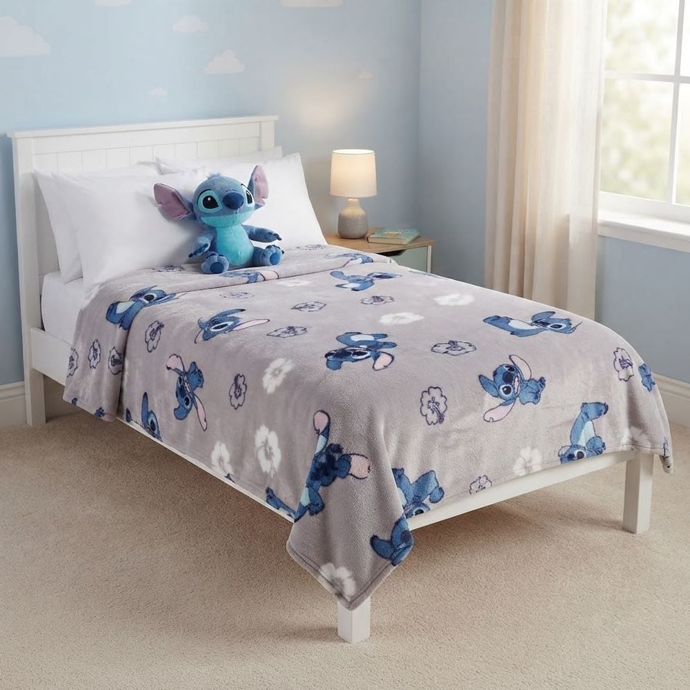 Cobertor Casal 100% Poliéster Disney - Stitch Hawaii