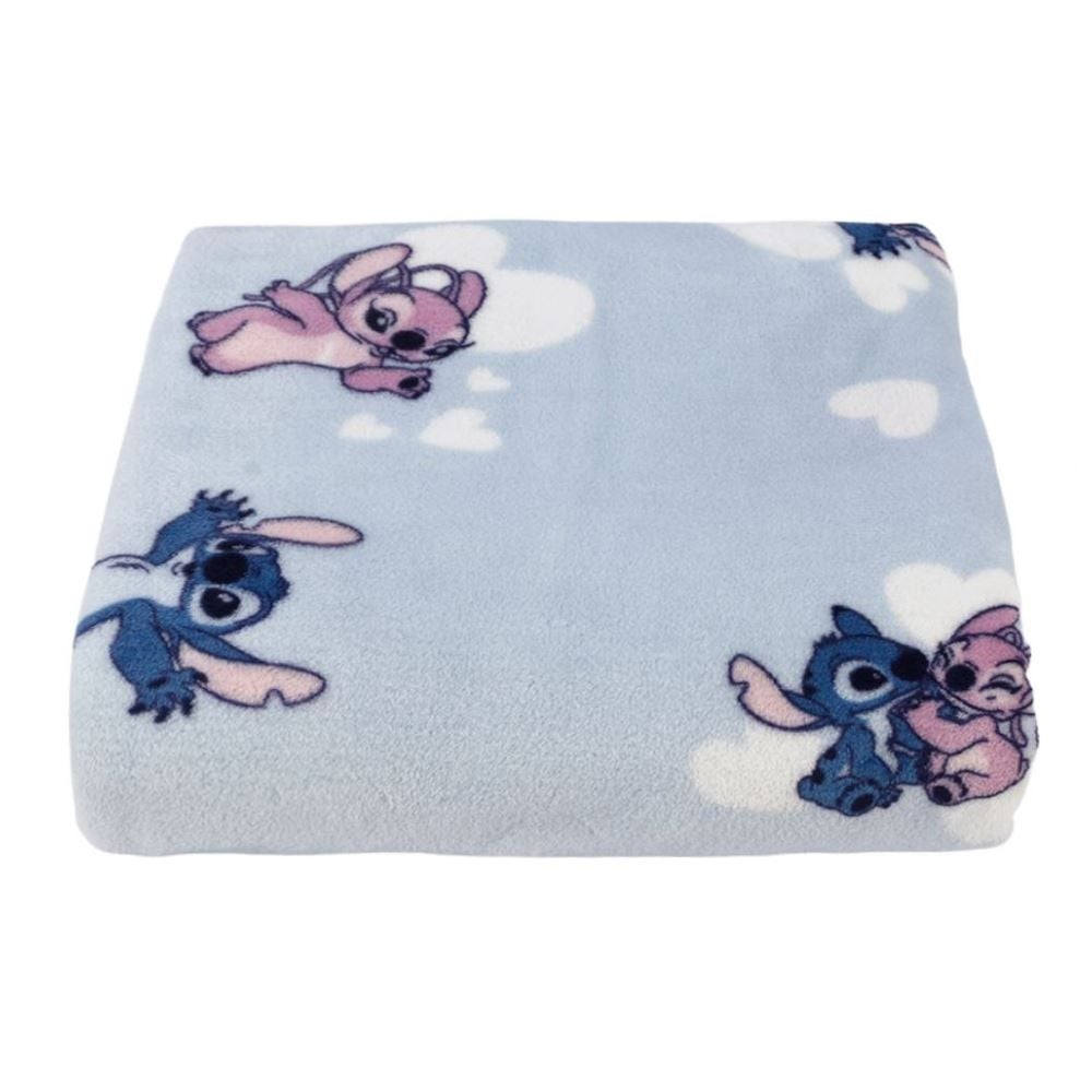 Cobertor Casal 100% Poliéster Disney - Stitch And Angel