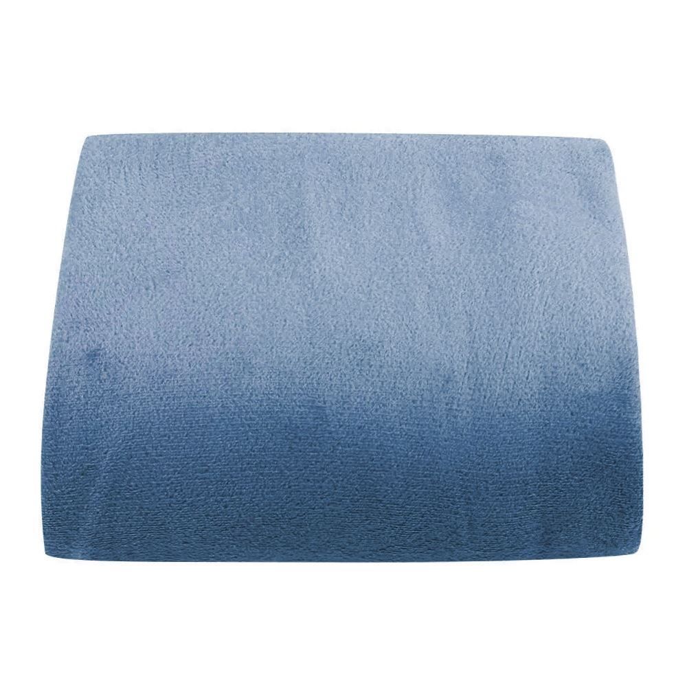 Cobertor Casal Microfibra Liso Paris Havan Casa - Azul Névoa