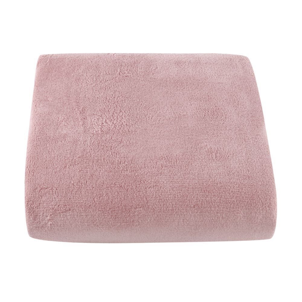 Cobertor Casal Microfibra Liso Paris Havan Casa - Rose Novo