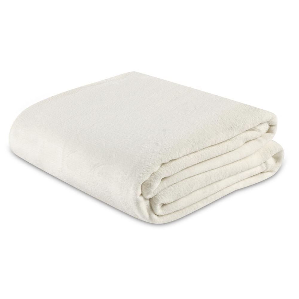 Cobertor Casal Paris Liso Havan Casa - Off White