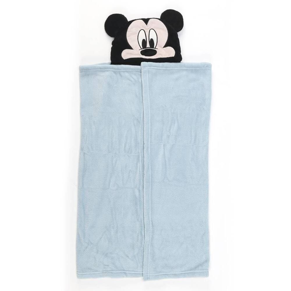 Cobertor Infantil com Capuz 100% Poliéster Disney - Mickey