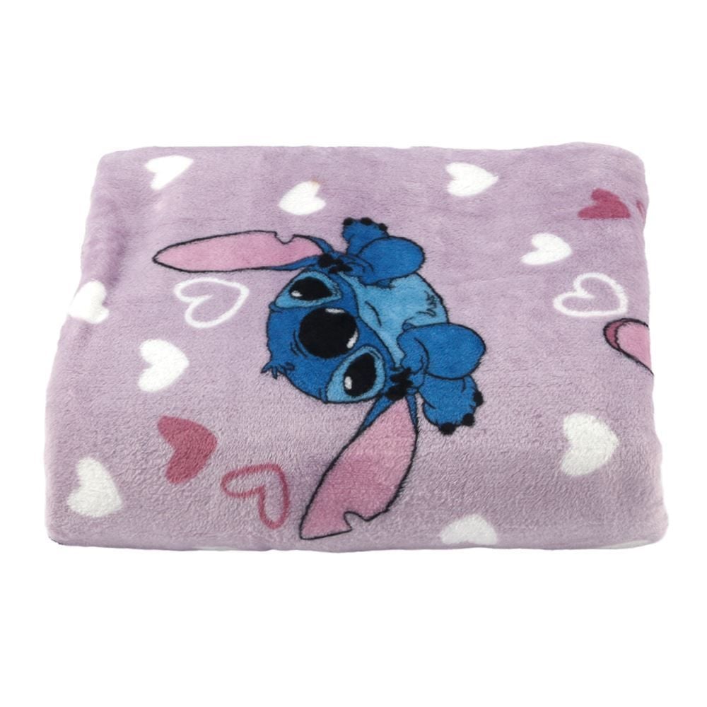 Cobertor Infantil Solteiro Estampado Disney - Stitch Angel Coração