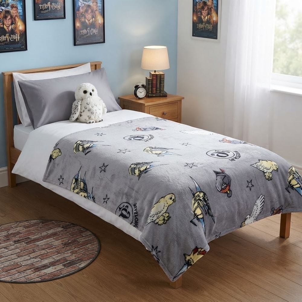Cobertor Infantil Solteiro Harry Potter Rotativo Hedrons - Plataforma