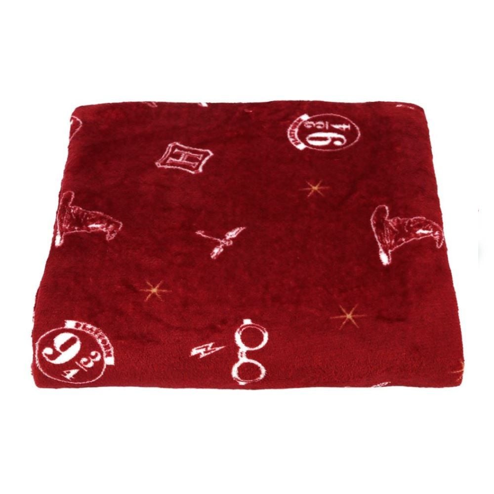 Cobertor Infantil Solteiro Harry Potter Rotativo Hedrons - Diagonal