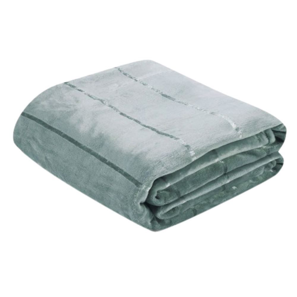 Cobertor King 100% Poliéster Elegance Havan Casa - Verde