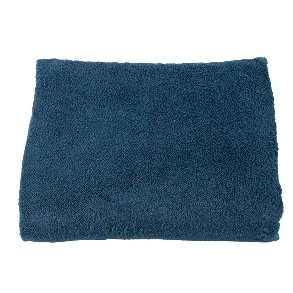 Cobertor Paris Solteiro Comfort 1,50X2,20M Havan Casa - Azul Médio