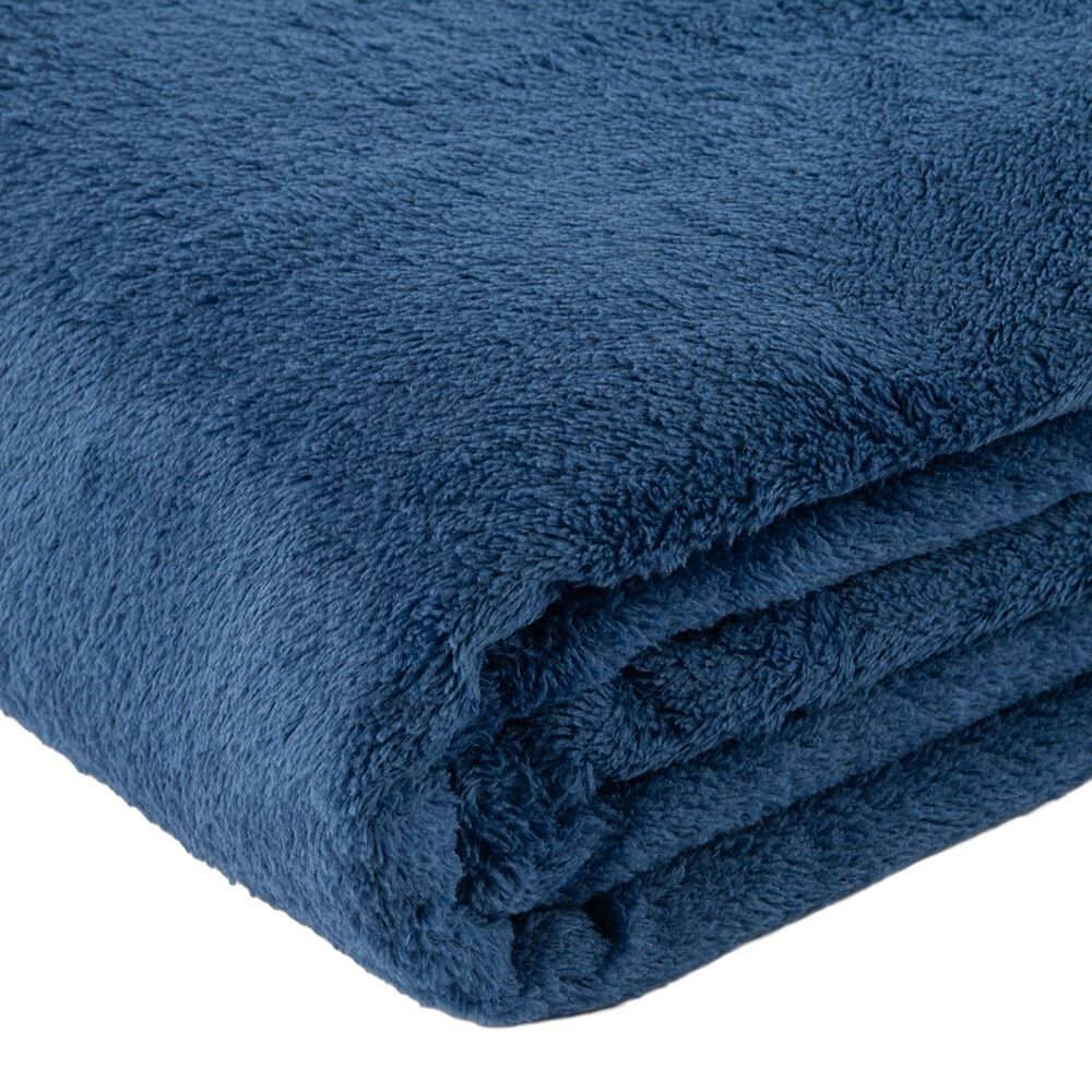Cobertor Paris Solteiro Comfort 1,50X2,20M Havan Casa - Azul Náutico